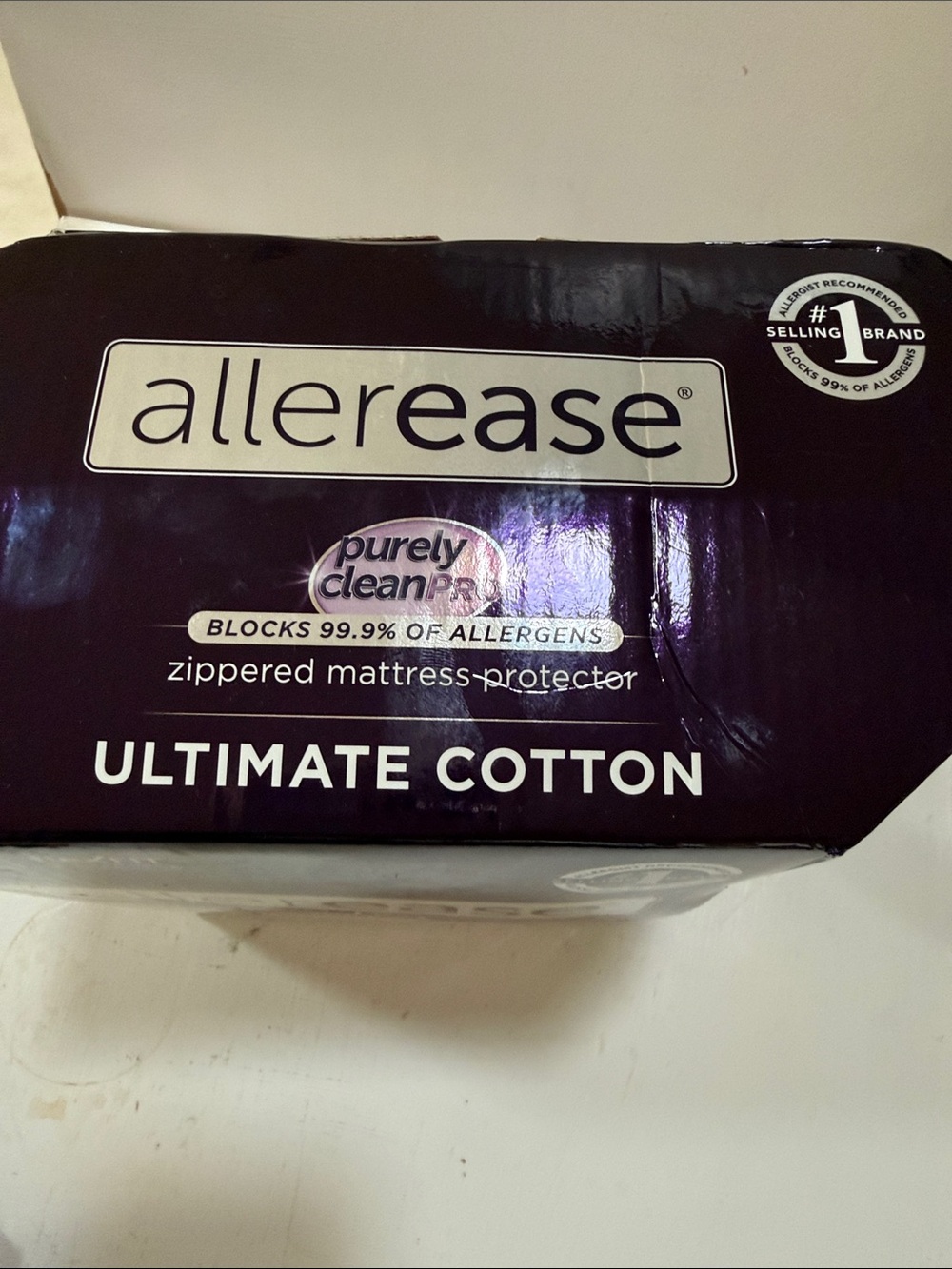 Allerease Ultimate Cotton Zippered Twin size Mattress Protector NIB - Picture 5 of 6